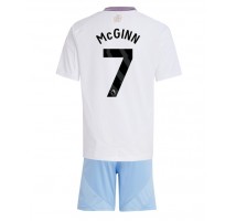 Aston Villa John McGinn #7 Koszulka Wyjazdowa dzieci 2024-25 Krótki Rękaw (+ krótkie spodenki)